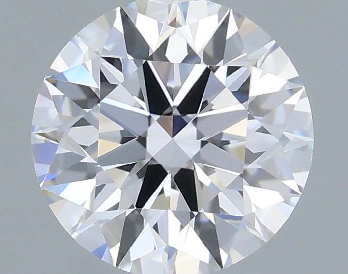 1.08 Carat Round Shaped, Ideal Cut, D Color, VVS2 Clarity, IGI Certified Lab Grown Diamond