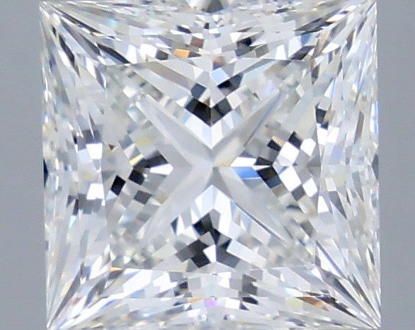 3.05 Carat Princess Shaped, Very Good Cut, E Color, VVS2 Clarity, IGI Certified Lab Grown Diamond