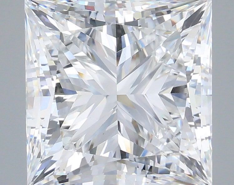 4.54 Carat Princess Shaped, Very Good Cut, E Color, VVS2 Clarity, IGI Certified Lab Grown Diamond
