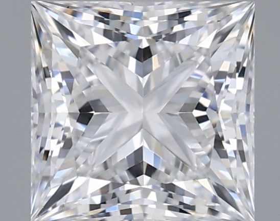 1.07 Carat Princess Shaped, Ideal Cut, D Color, VVS1 Clarity, IGI Certified Lab Grown Diamond