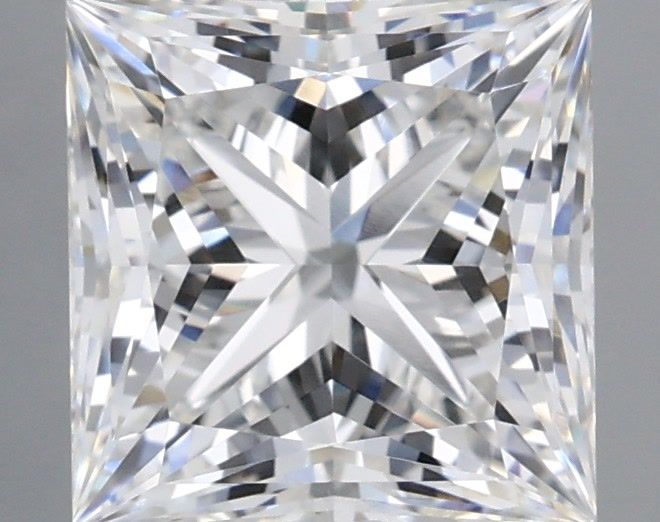1.52 Carat Princess Shaped, Ideal Cut, F Color, VVS2 Clarity, IGI Certified Lab Grown Diamond
