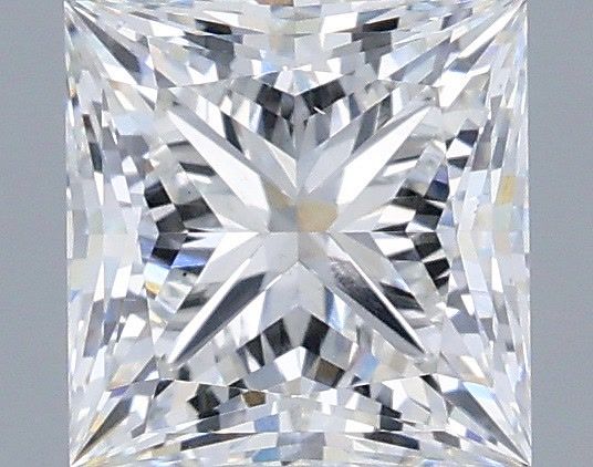 1.53 Carat Princess Shaped, Ideal Cut, F Color, VS1 Clarity, IGI Certified Lab Grown Diamond