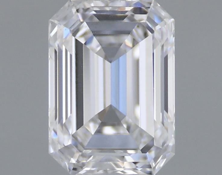 0.33 Carat Emerald Shaped, Ideal Cut, D Color, SI1 Clarity, IGI Certified Lab Grown Diamond