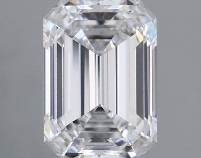 1.04 Carat Emerald Shaped, Ideal Cut, D Color, IF Clarity, IGI Certified Lab Grown Diamond