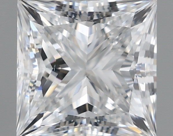 1.05 Carat Princess Shaped, Ideal Cut, D Color, VS2 Clarity, IGI Certified Lab Grown Diamond