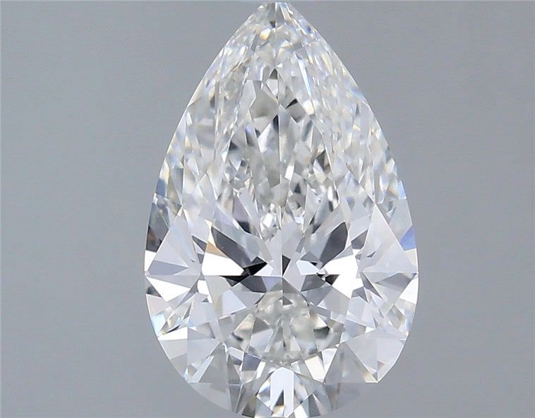 2.03 Carat Pear Shaped, Ideal Cut, E Color, VVS1 Clarity, IGI Certified Lab Grown Diamond