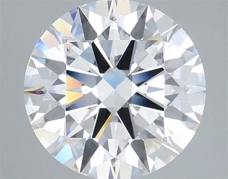 3.08 Carat Round Shaped, Ideal Cut, E Color, VVS2 Clarity, IGI Certified Lab Grown Diamond