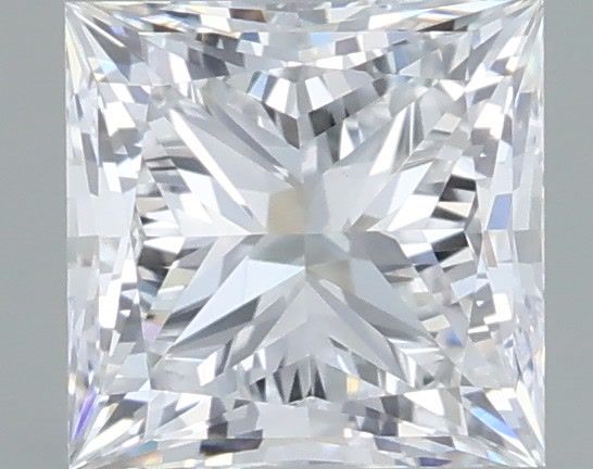 1.04 Carat Princess Shaped, Ideal Cut, D Color, VS2 Clarity, IGI Certified Lab Grown Diamond