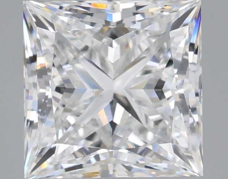 3.07 Carat Princess Shaped, Ideal Cut, E Color, VS2 Clarity, IGI Certified Lab Grown Diamond