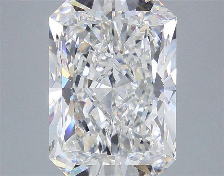 5.30 Carat Radiant Shaped, Ideal Cut, F Color, VS1 Clarity, IGI Certified Lab Grown Diamond