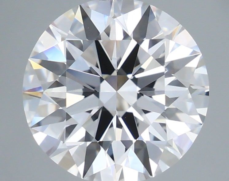 1.76 Carat Round Shaped, Ideal Cut, D Color, VVS2 Clarity, IGI Certified Lab Grown Diamond