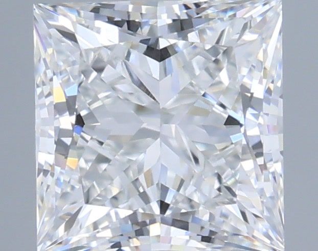 1.08 Carat Princess Shaped, Very Good Cut, E Color, VVS2 Clarity, IGI Certified Lab Grown Diamond