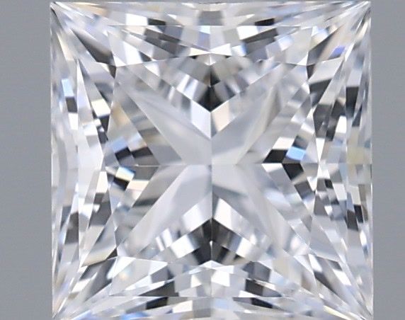 1.03 Carat Princess Shaped, Ideal Cut, D Color, IF Clarity, IGI Certified Lab Grown Diamond