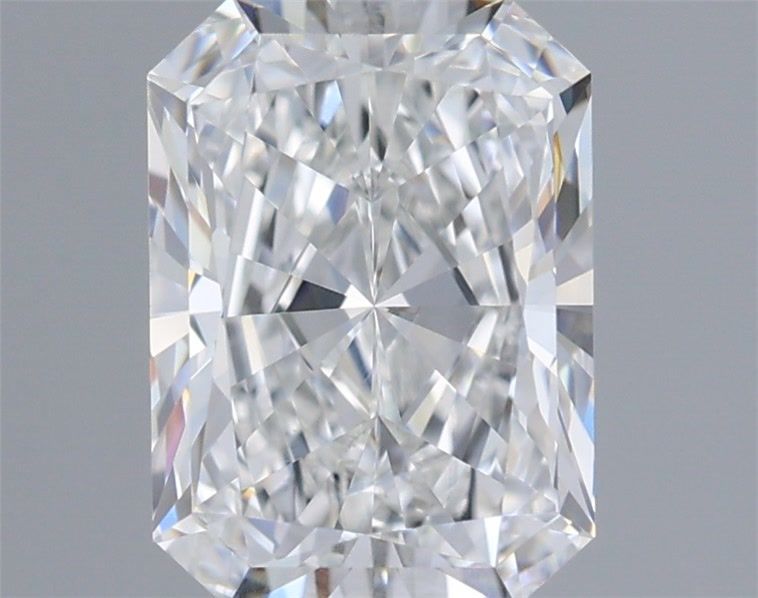 1.45 Carat Radiant Shaped, Ideal Cut, E Color, VVS2 Clarity, IGI Certified Lab Grown Diamond