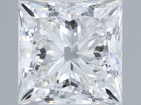 1.07 Carat Princess Shaped, Very Good Cut, D Color, VVS2 Clarity, IGI Certified Lab Grown Diamond