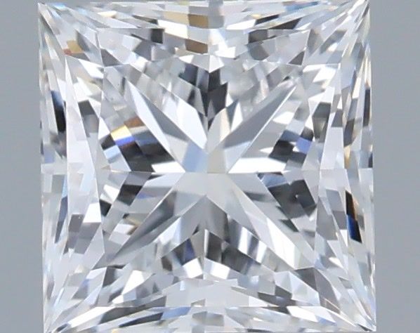 1.26 Carat Princess Shaped, Very Good Cut, D Color, VVS2 Clarity, IGI Certified Lab Grown Diamond