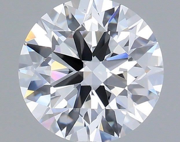 1.06 Carat Round Shaped, Ideal Cut, D Color, VVS2 Clarity, IGI Certified Lab Grown Diamond