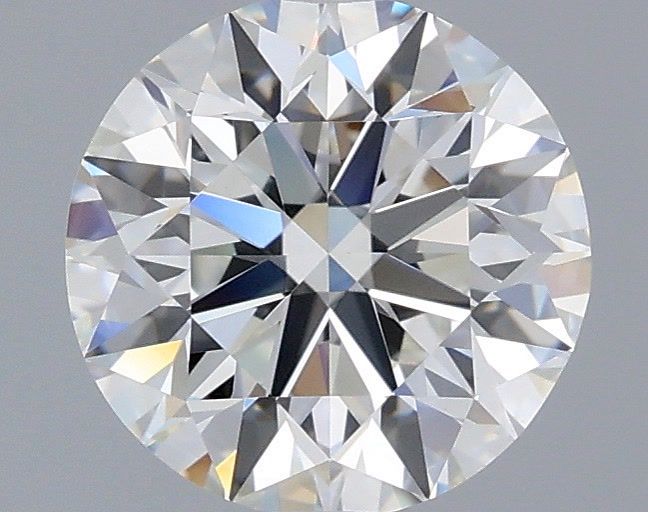 1.66 Carat Round Shaped, Excellent Cut, D Color, VVS2 Clarity, IGI Certified Lab Grown Diamond