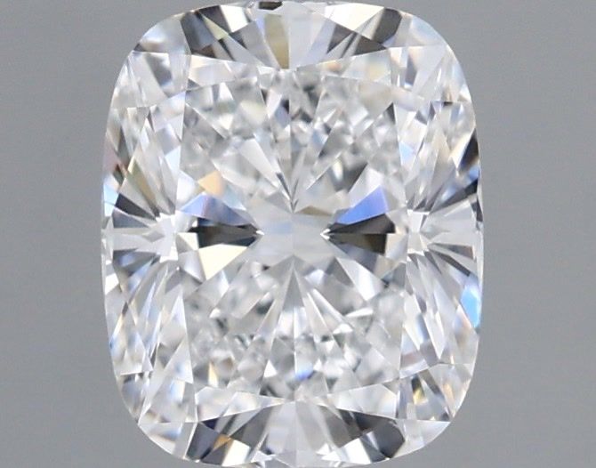 1.05 Carat Cushion Shaped, Ideal Cut, D Color, VVS2 Clarity, IGI Certified Lab Grown Diamond
