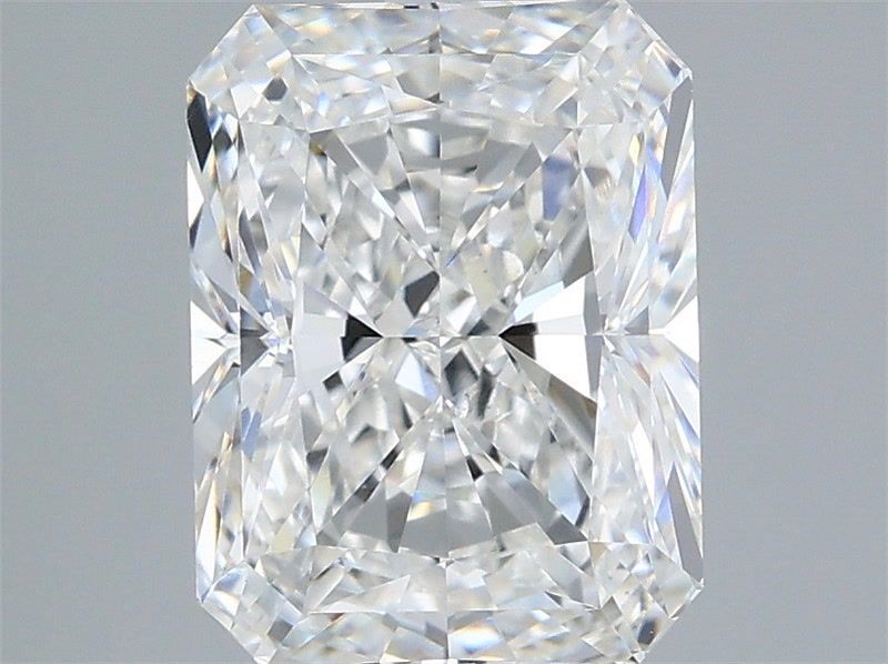 2.92 Carat Radiant Shaped, Ideal Cut, E Color, VVS2 Clarity, IGI Certified Lab Grown Diamond
