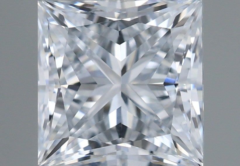 1.09 Carat Princess Shaped, Very Good Cut, F Color, VVS2 Clarity, IGI Certified Lab Grown Diamond