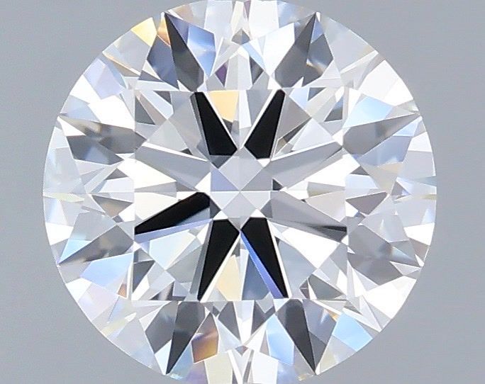 1.37 Carat Round Shaped, Ideal Cut, D Color, VVS2 Clarity, IGI Certified Lab Grown Diamond
