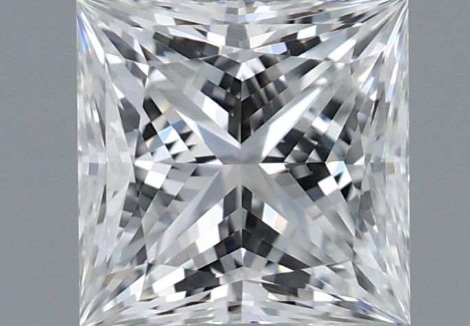 1.01 Carat Princess Shaped, Ideal Cut, E Color, VVS1 Clarity, IGI Certified Lab Grown Diamond