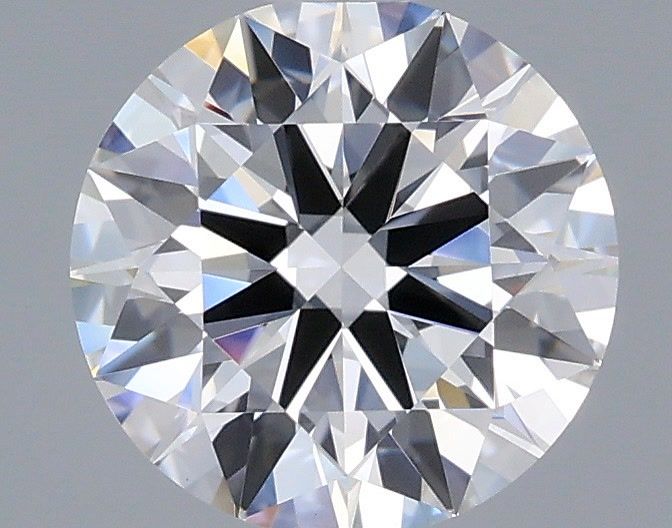 1.74 Carat Round Shaped, Excellent Cut, D Color, VS1 Clarity, IGI Certified Lab Grown Diamond