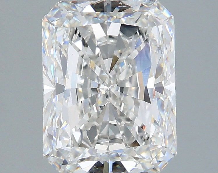 2.50 Carat Radiant Shaped, Ideal Cut, F Color, VS1 Clarity, IGI Certified Lab Grown Diamond
