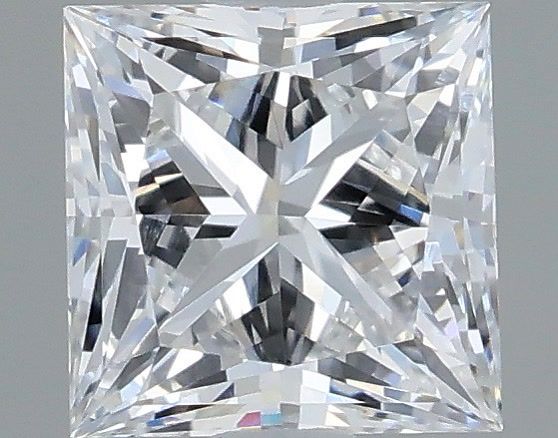 0.77 Carat Princess Shaped, Very Good Cut, D Color, VVS1 Clarity, IGI Certified Lab Grown Diamond