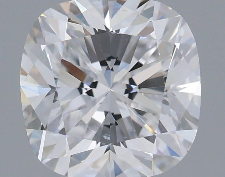 1.72 Carat Cushion Shaped, Ideal Cut, D Color, SI1 Clarity, GIA Certified Lab Grown Diamond