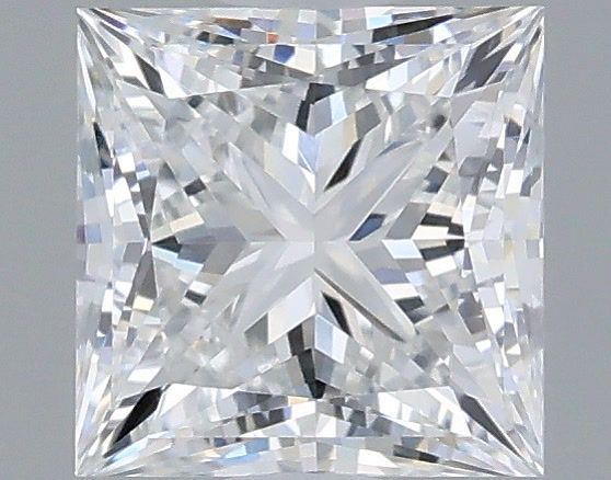 0.77 Carat Princess Shaped, Very Good Cut, D Color, VVS1 Clarity, IGI Certified Lab Grown Diamond