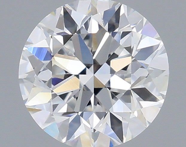 0.55 Carat Round Shaped, Very Good Cut, D Color, VVS2 Clarity, IGI Certified Lab Grown Diamond