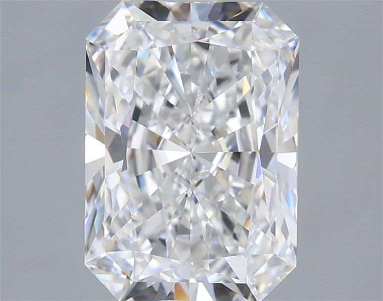 1.55 Carat Radiant Shaped, Very Good Cut, D Color, VVS1 Clarity, IGI Certified Lab Grown Diamond