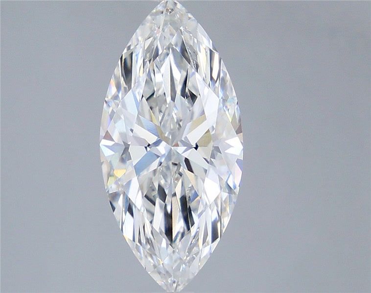 3.05 Carat Marquise Shaped, Ideal Cut, F Color, VVS2 Clarity, IGI Certified Lab Grown Diamond