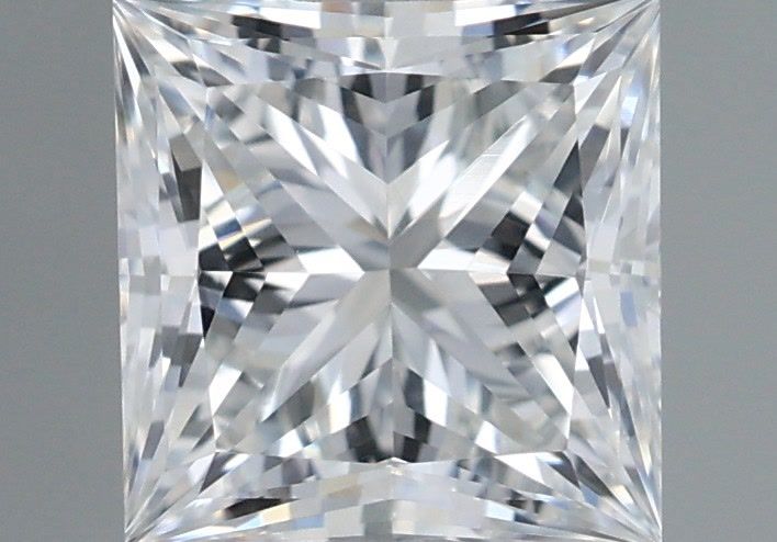 1.09 Carat Princess Shaped, Very Good Cut, E Color, VVS2 Clarity, IGI Certified Lab Grown Diamond