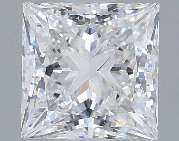 0.77 Carat Princess Shaped, Very Good Cut, D Color, VVS1 Clarity, IGI Certified Lab Grown Diamond