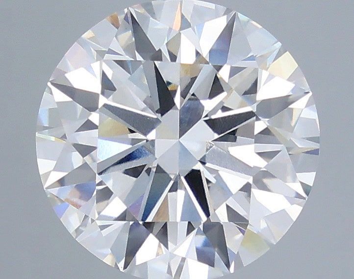 3.98 Carat Round Shaped, Ideal Cut, E Color, VVS2 Clarity, IGI Certified Lab Grown Diamond