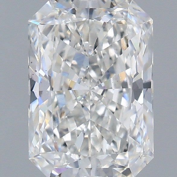 1.59 Carat Radiant Shaped, Ideal Cut, E Color, VS2 Clarity, IGI Certified Lab Grown Diamond
