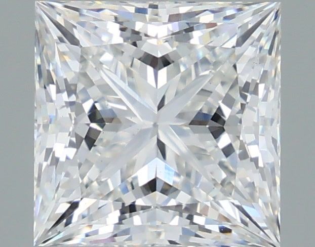 3.27 Carat Princess Shaped, Ideal Cut, F Color, VS1 Clarity, IGI Certified Lab Grown Diamond
