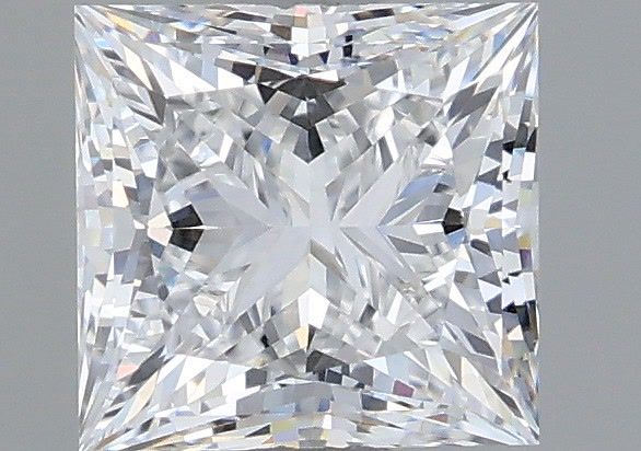 1.03 Carat Princess Shaped, Ideal Cut, D Color, VVS1 Clarity, IGI Certified Lab Grown Diamond