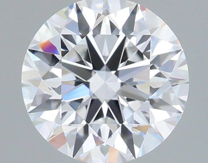 1.76 Carat Round Shaped, Excellent Cut, D Color, VVS2 Clarity, IGI Certified Lab Grown Diamond