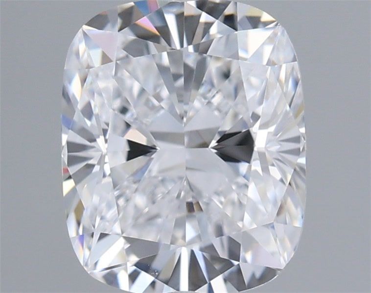 1.01 Carat Cushion Shaped, Ideal Cut, D Color, VVS2 Clarity, IGI Certified Lab Grown Diamond
