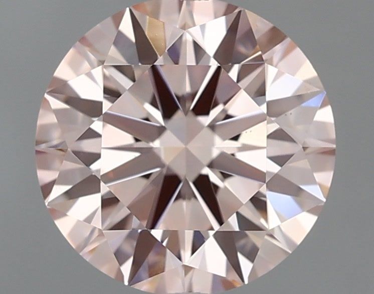 2.33 Carat Round Shaped, Ideal Cut, FANCY INTENSE PINK Color, VS2 Clarity, IGI Certified Lab Grown Diamond