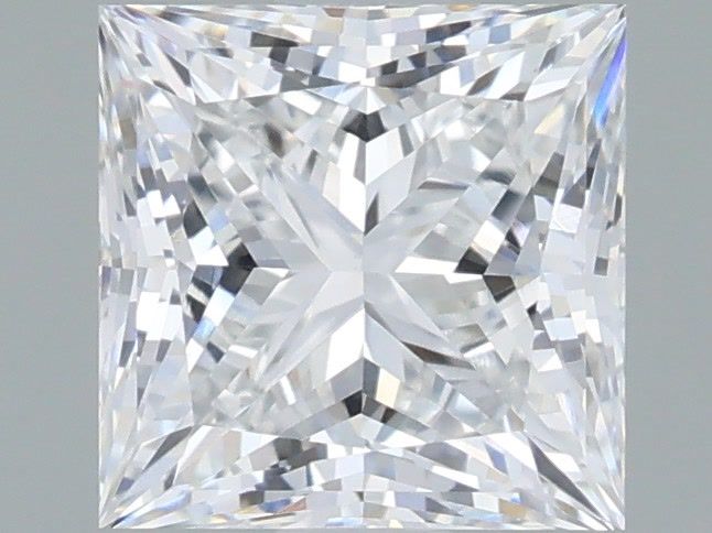 1.09 Carat Princess Shaped, Very Good Cut, D Color, VVS2 Clarity, IGI Certified Lab Grown Diamond