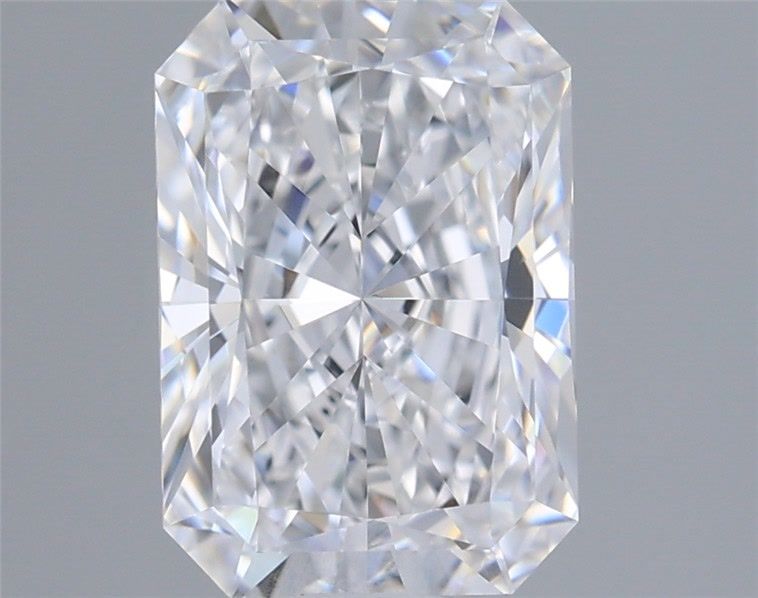 1.63 Carat Radiant Shaped, Ideal Cut, D Color, VVS1 Clarity, IGI Certified Lab Grown Diamond