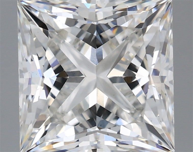 2.75 Carat Princess Shaped, Ideal Cut, G Color, VS1 Clarity, IGI Certified Lab Grown Diamond