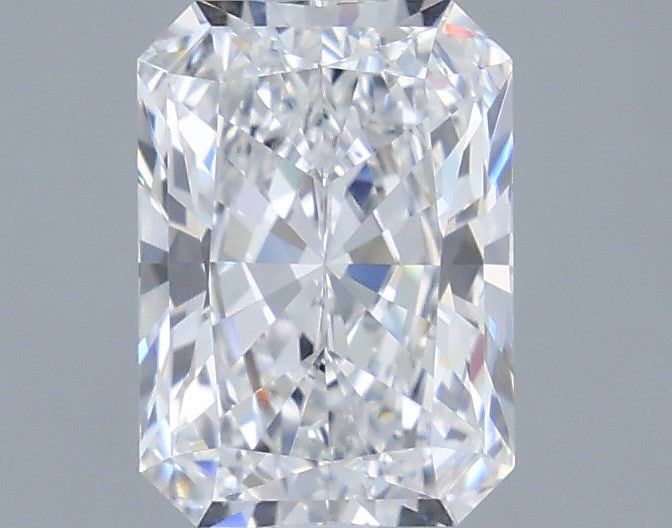 1.52 Carat Radiant Shaped, Very Good Cut, D Color, VVS1 Clarity, IGI Certified Lab Grown Diamond