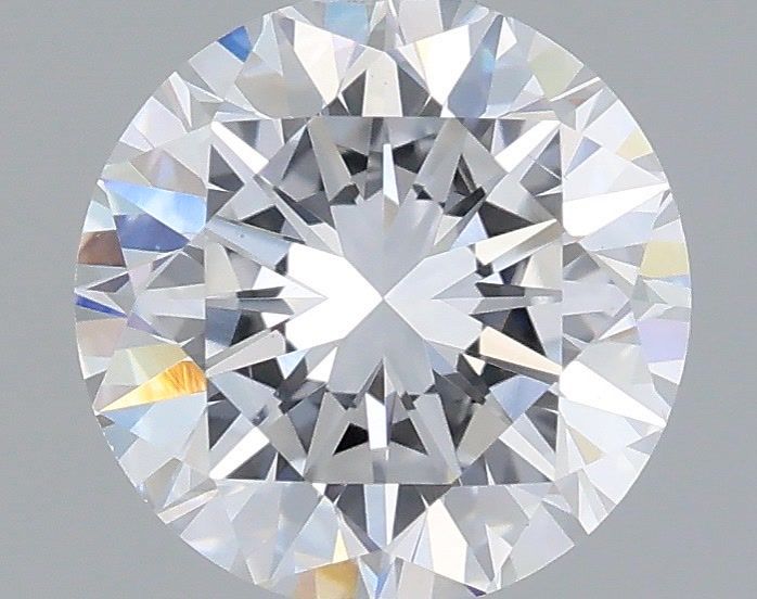 1.09 Carat Round Shaped, Excellent Cut, D Color, VS1 Clarity, IGI Certified Lab Grown Diamond