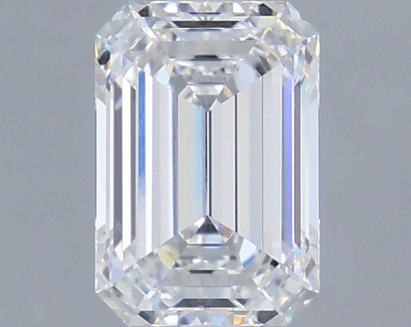 1.60 Carat Emerald Shaped, Ideal Cut, D Color, VVS2 Clarity, IGI Certified Lab Grown Diamond
